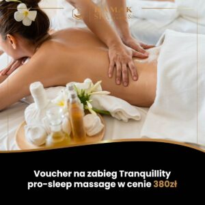 Tranquillity pro-sleep massage voucher