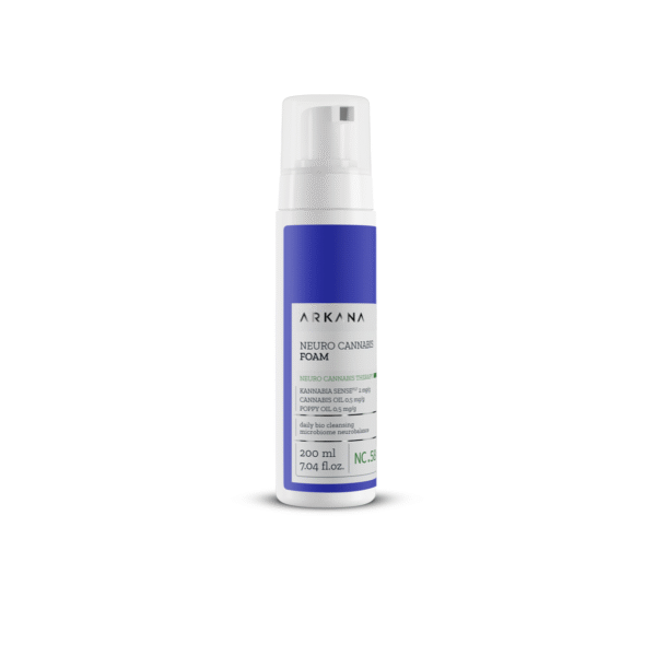 Arkana Neuro Cannabis Foam - Kanabisowa neuro pianka do mycia dla skór zestresowanych 200ml