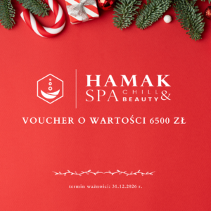Voucher świąteczny - 6500 zł - Hamak SPA Warszawa