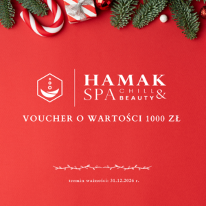 Voucher świąteczny - 1000 zł - Hamak SPA Warszawa