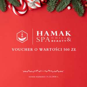Voucher świąteczny - 500 zł - Hamak SPA Warszawa