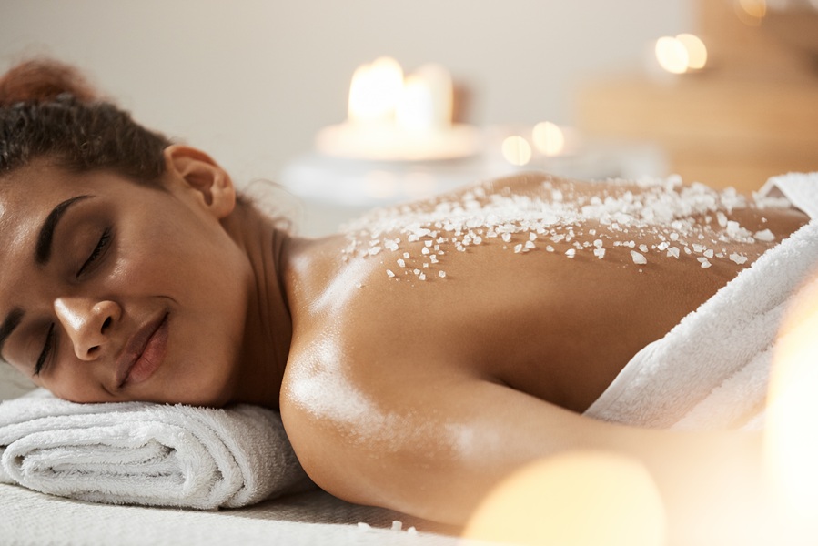 Zabieg Tranquillity pro-sleep massage + Aromasoul body scrub + Hydraglow